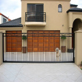Hot sale high quality European style custom yard decoration plating wrought iron gate